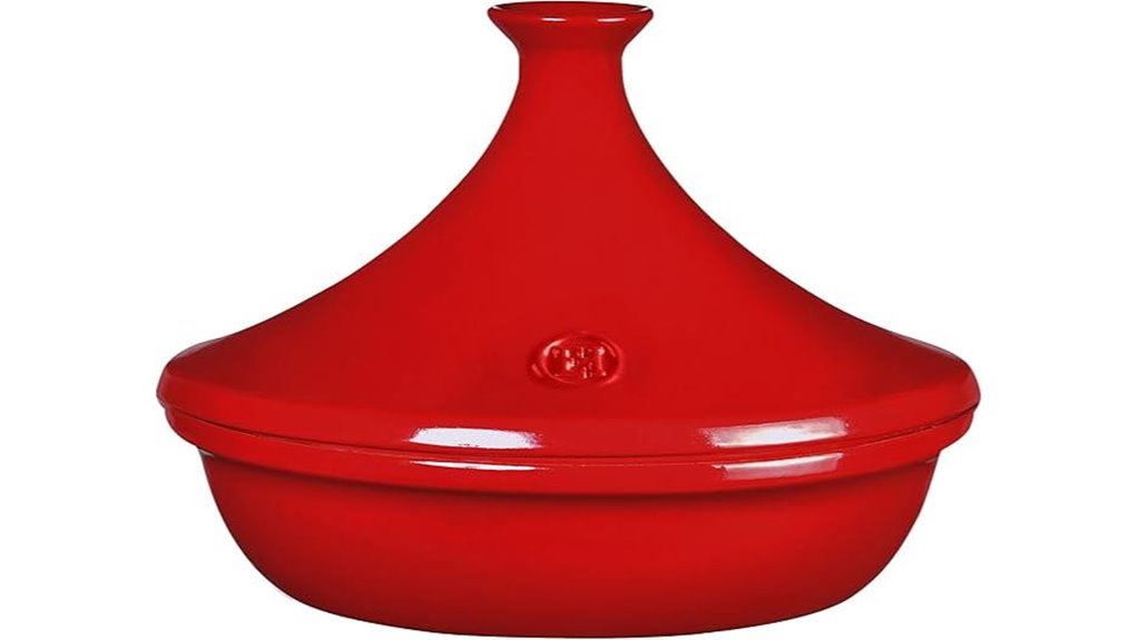 burgundy emile henry 3 7qt tagine