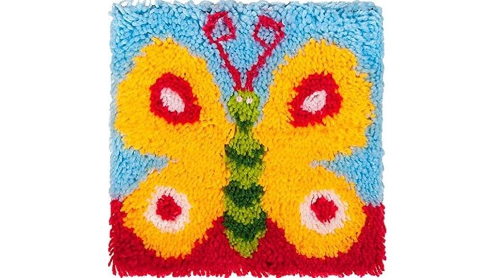 butterfly latch hook kit