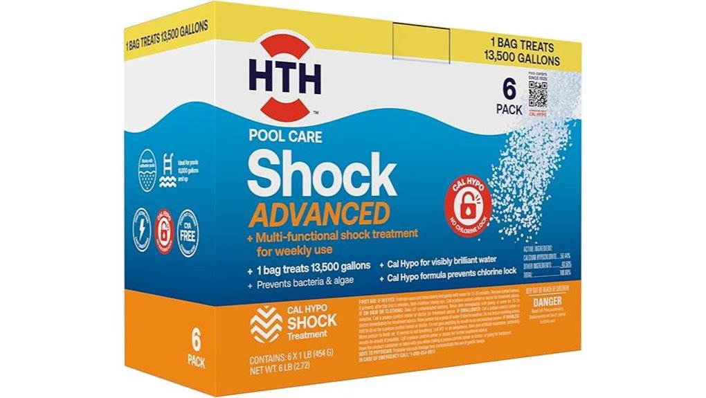 calcium hypochlorite pool shock