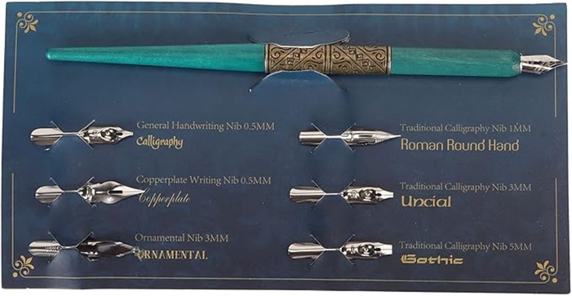 calligraphy oblique pen set