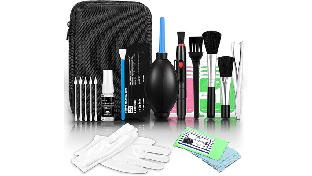 camera lens and sensor cleaning