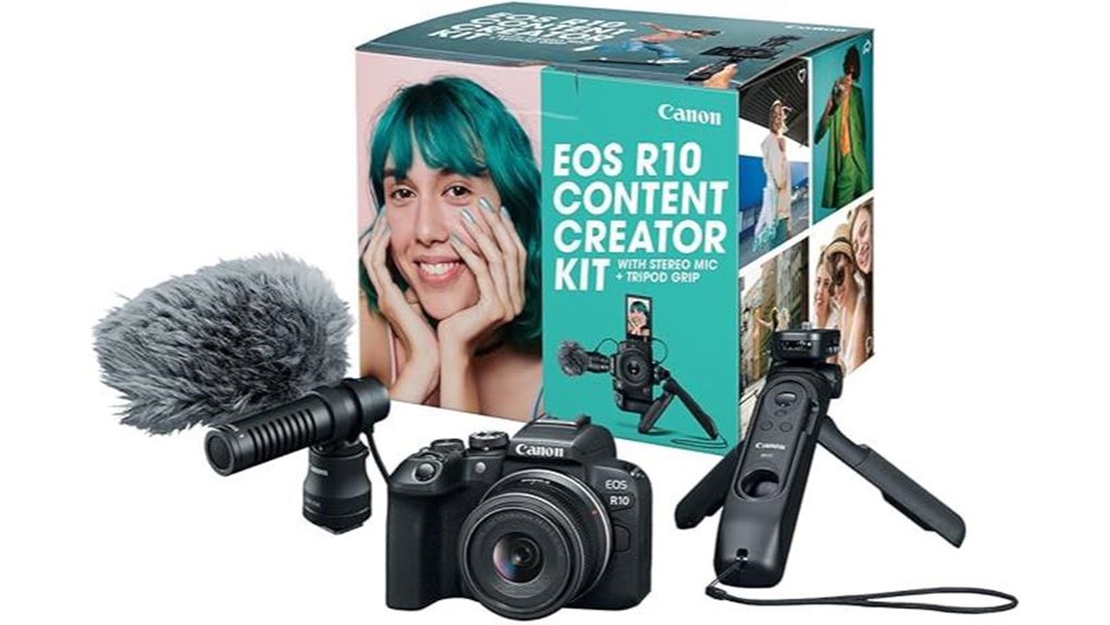 canon r10 vlogging kit