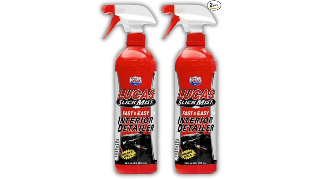 car interior detailing spray pack