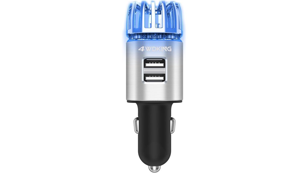 car ionizer with dual usb