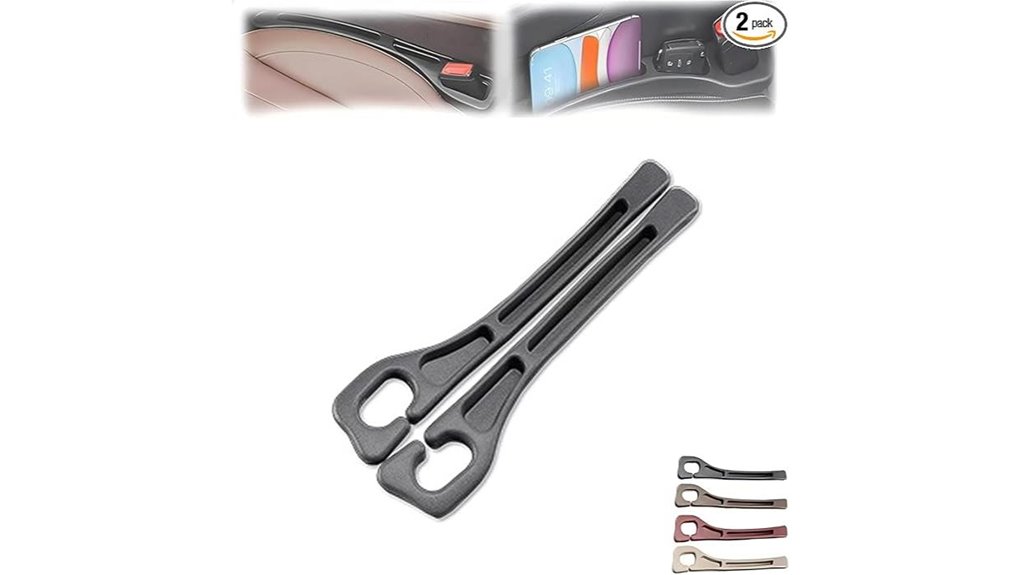 car seat gap organizer with phone holder