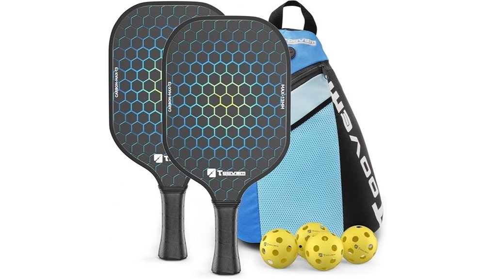 carbon fiber pickleball paddles pack