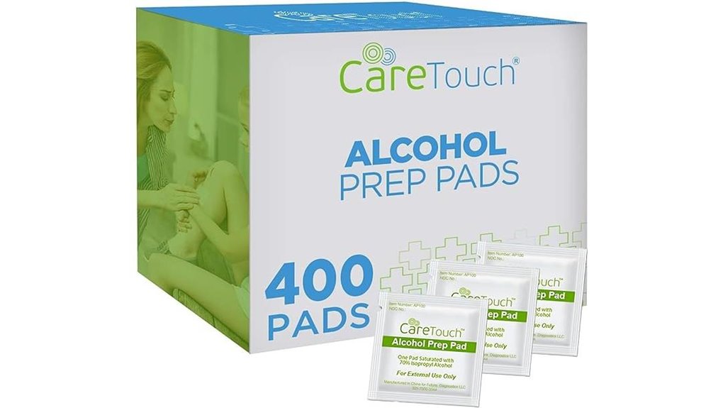 care touch 70 isopropyl alcohol wipes