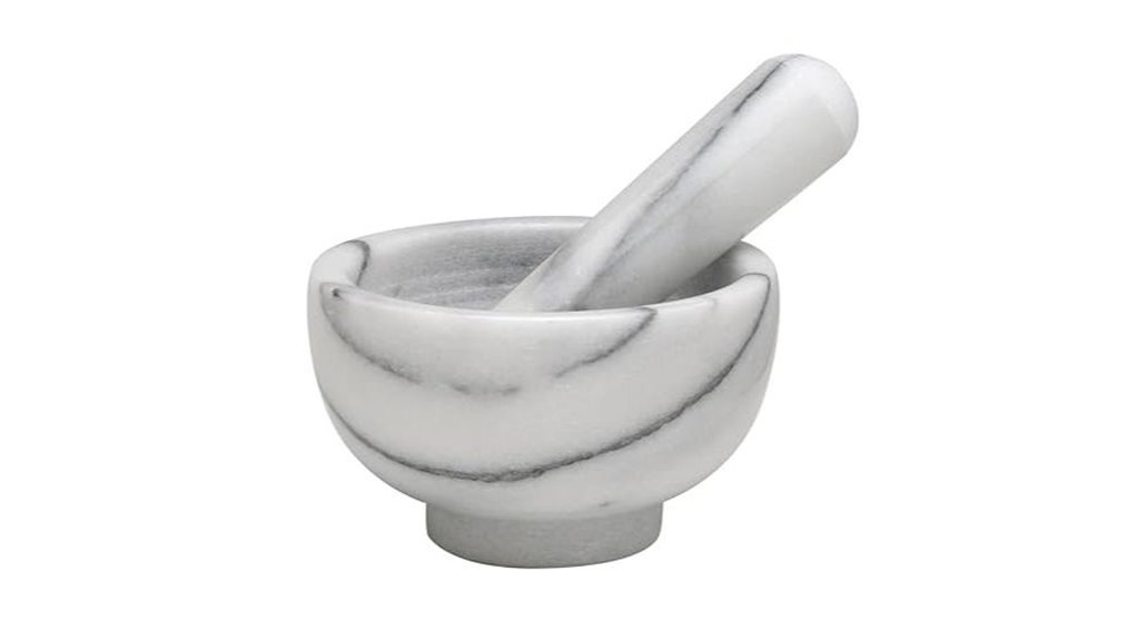 carrara marble mortar and pestle