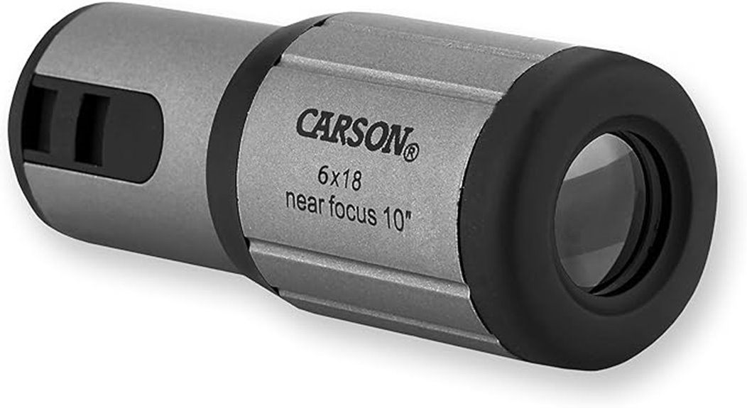 carson close focus 6x18mm monocular