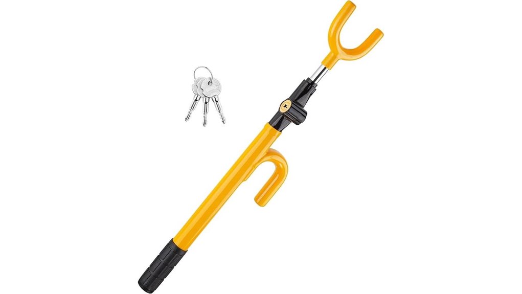 cartman adjustable steering wheel lock