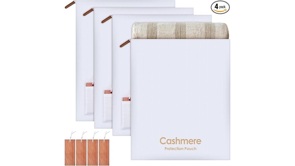 cashmere storage bags with cedar
