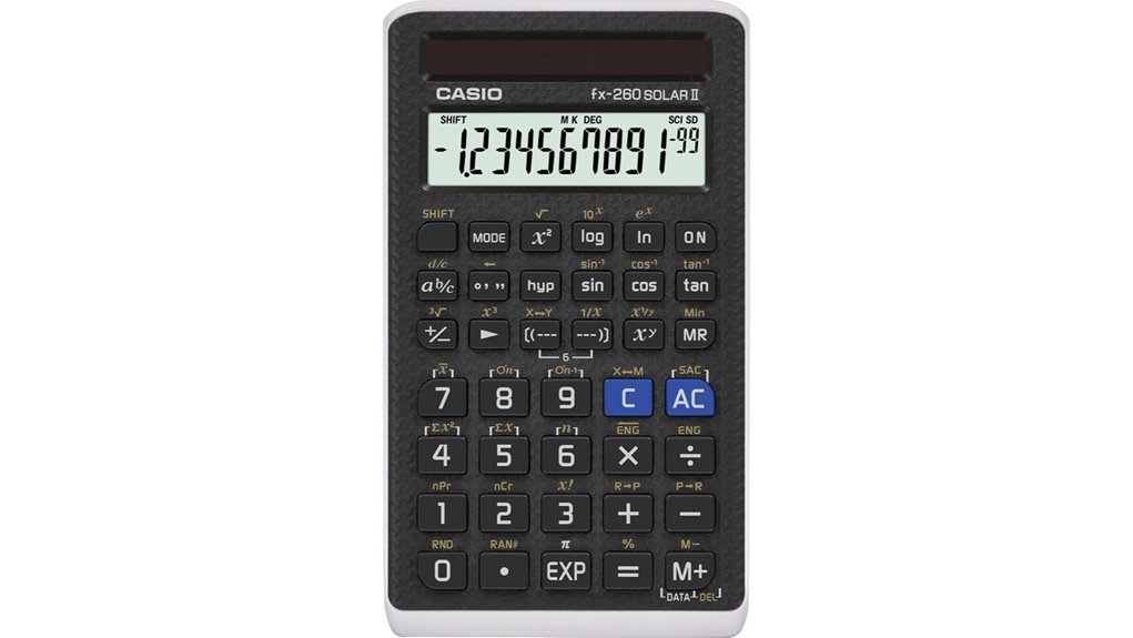 casio fx 260 solar ii