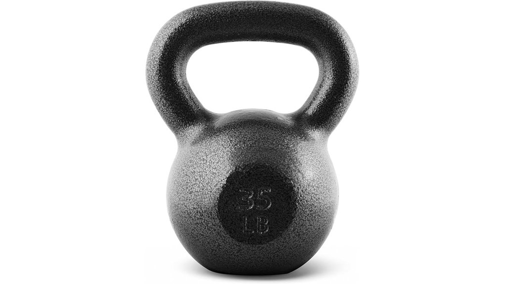 cast iron cap kettlebell set