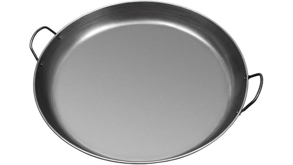 cast iron paella pan