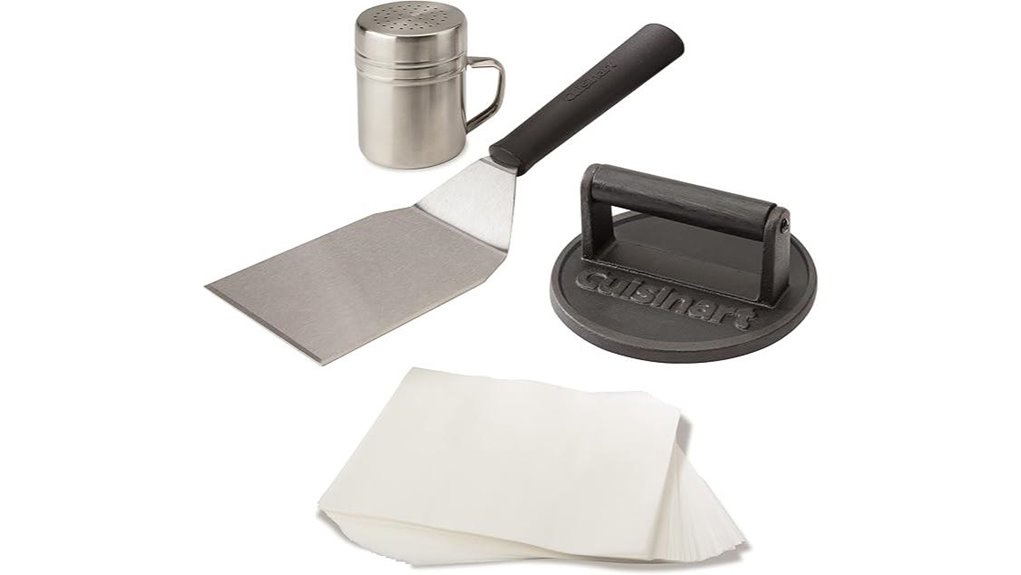 cast iron smash burger kit