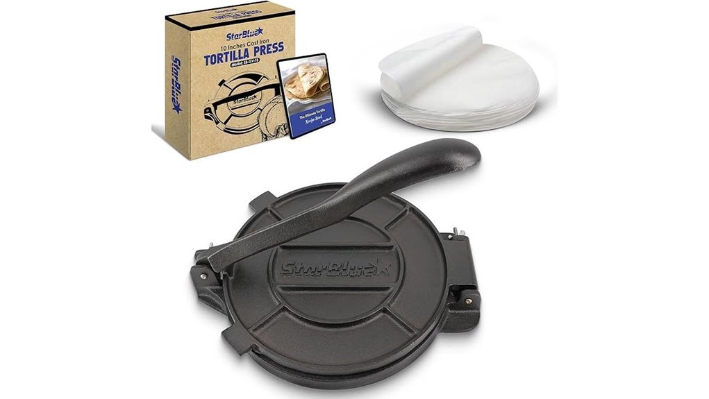 cast iron tortilla press