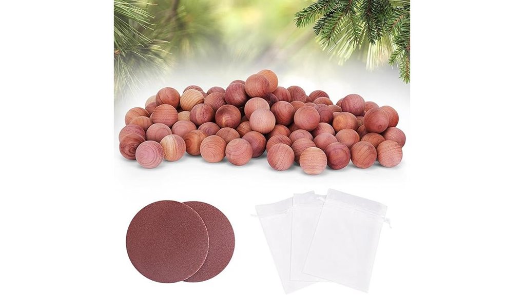 cedar balls clothing storage pack