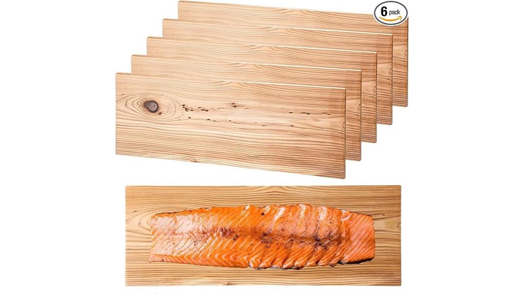 cedar grilling planks six pack