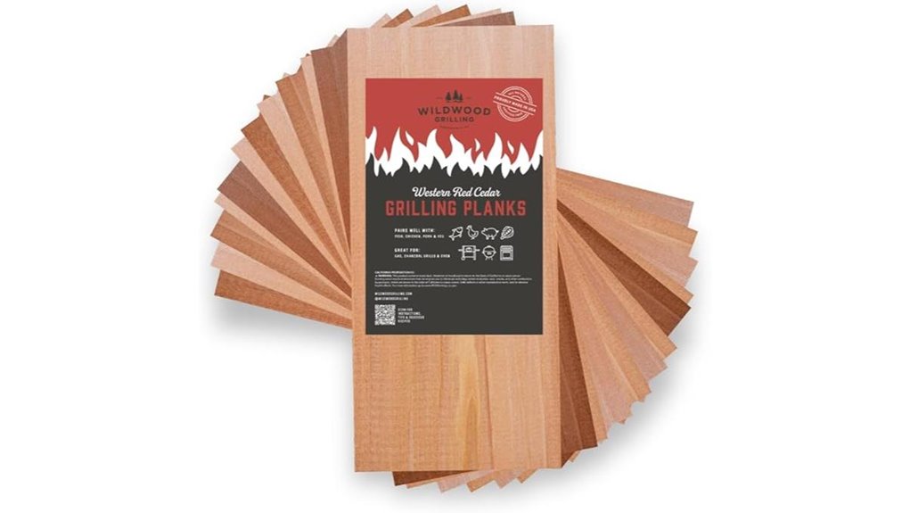 cedar grilling planks twelve pack
