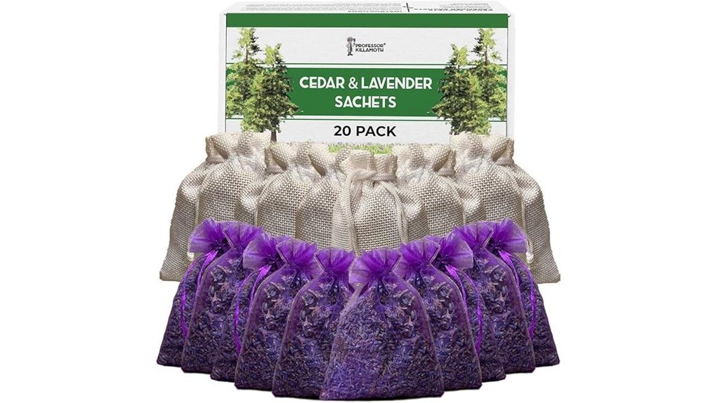 cedar sachets with lavender