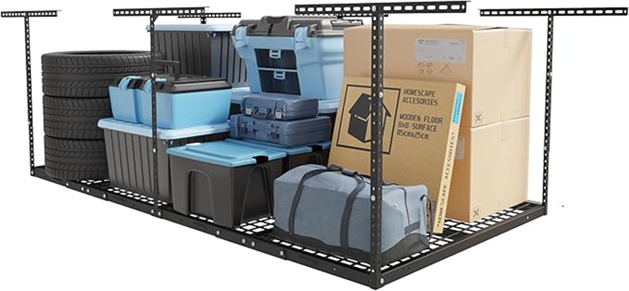 ceiling mounted heavy duty storage rack