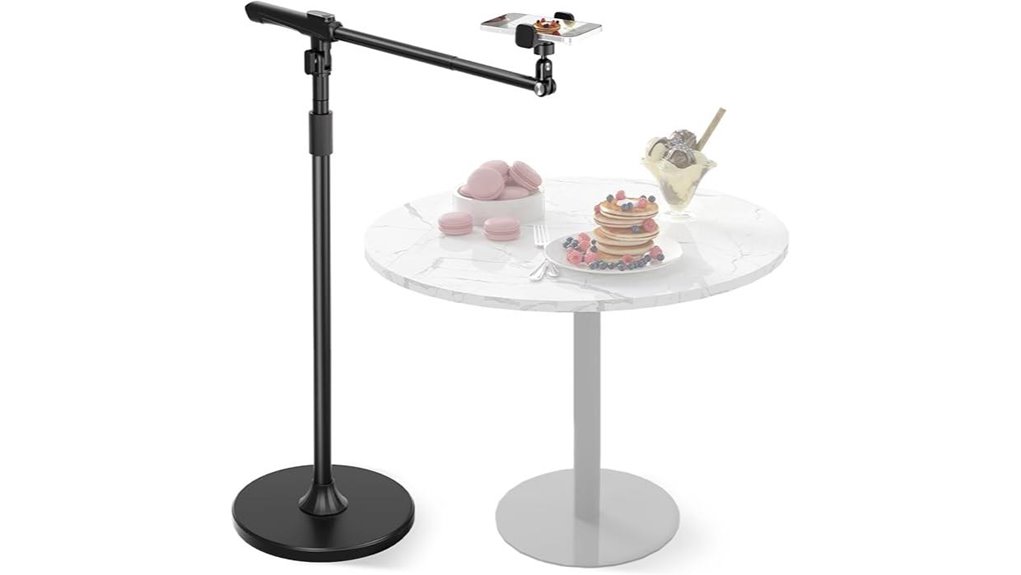 ceiling mounted phone stand with remote