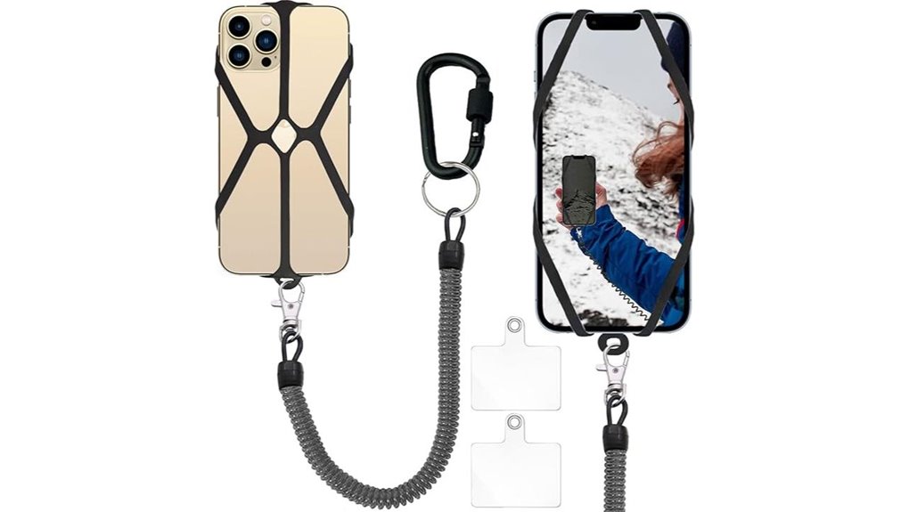 cellphone lanyard with carabiner