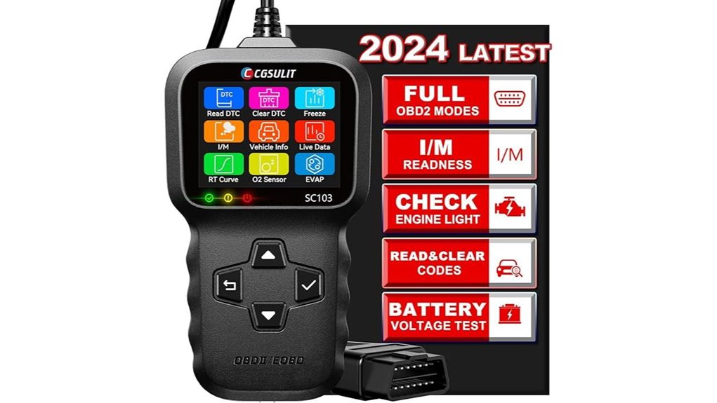 cgsulit sc103 obd2 scanner