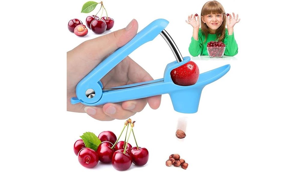cherry olive pitter with lock