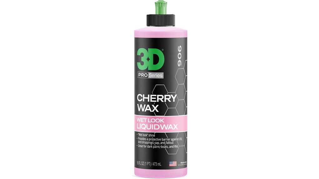 cherry scented carnauba liquid wax