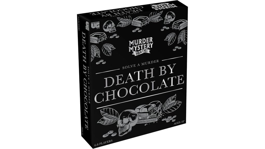 chocolate themed murder mystery game