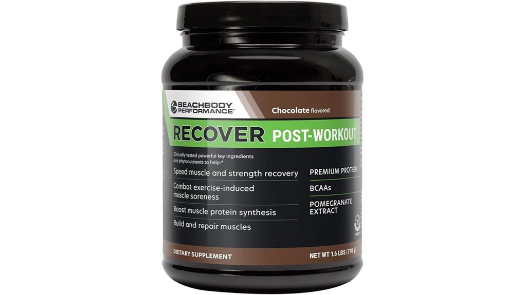 chocolate whey protein powder