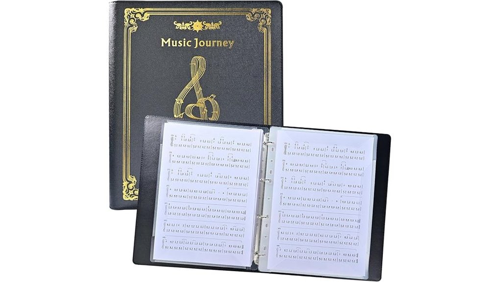 choir 40 page letter binder