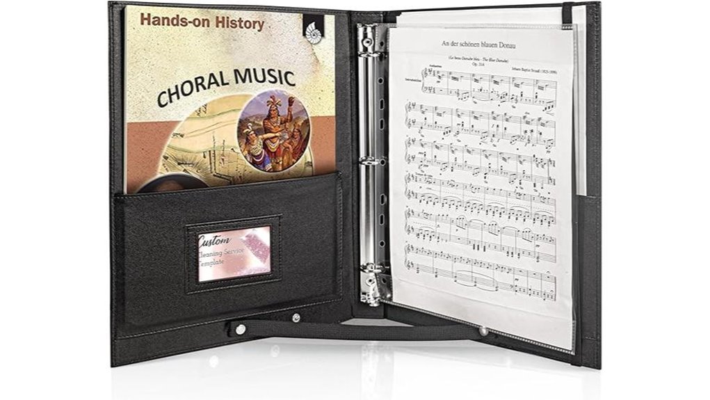 choral sheet music holder
