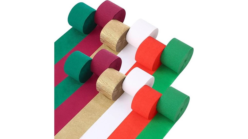 christmas crepe paper streamers