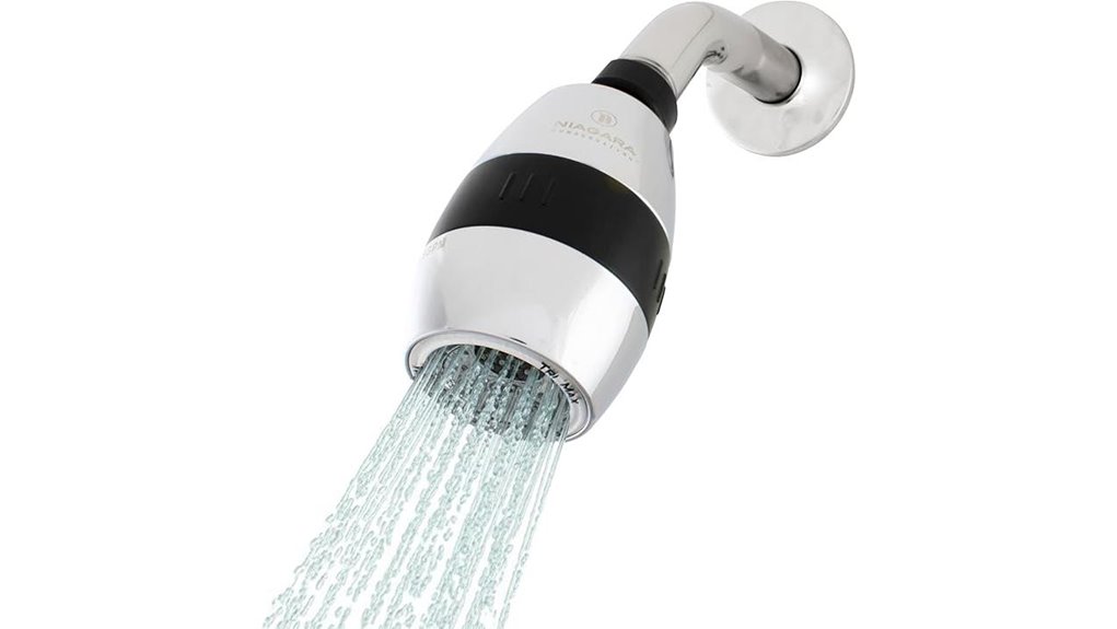 chrome adjustable wall mount showerhead
