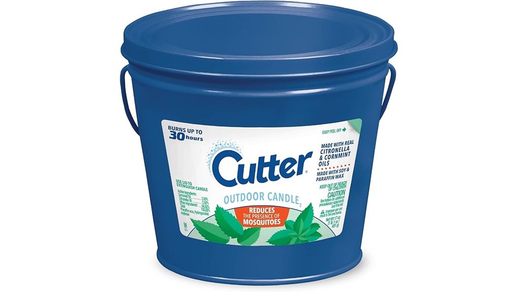 citronella cornmint 17oz candle