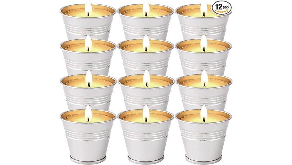 citronella soy outdoor bucket candles