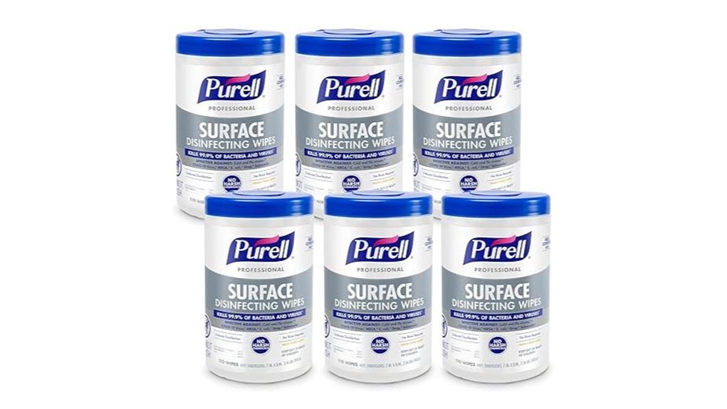 citrus scented disinfecting wipes pack