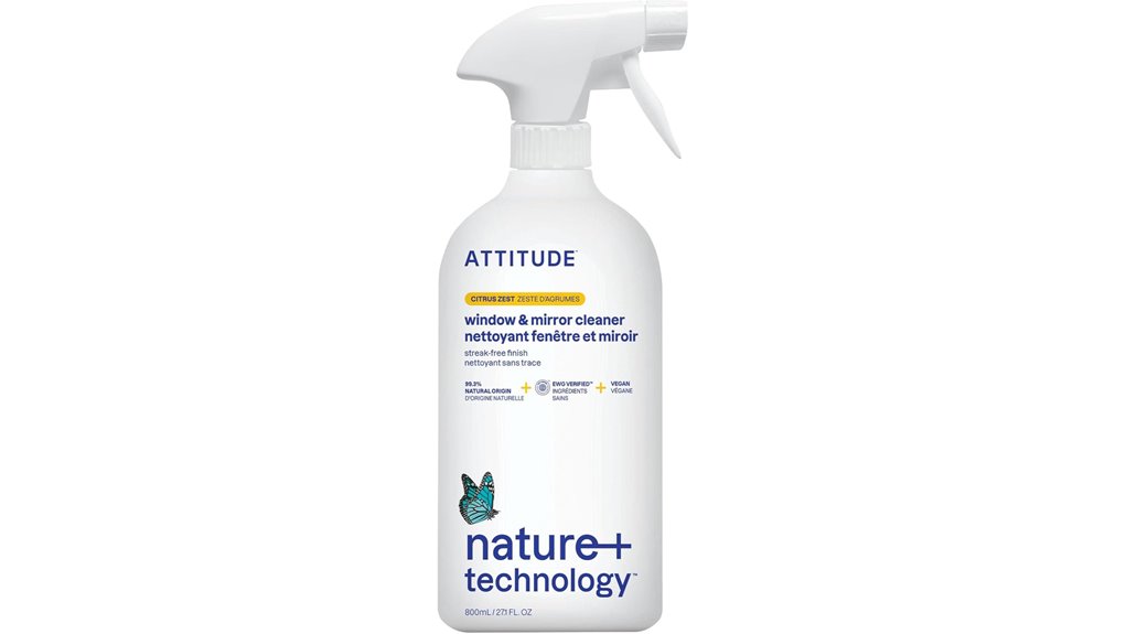 citrus scented window and mirror