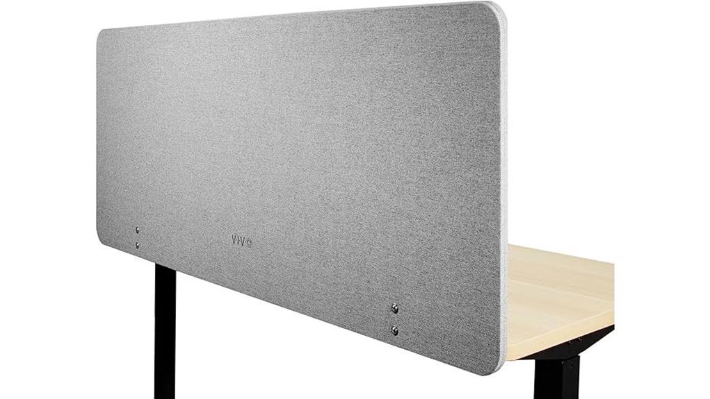 clamp mounted acoustic privacy panel