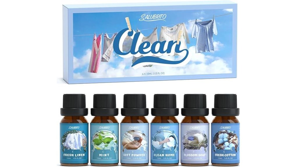 clean fragrance oil set