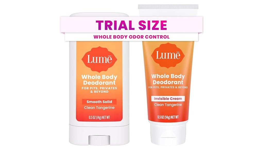 clean tangerine deodorant minis