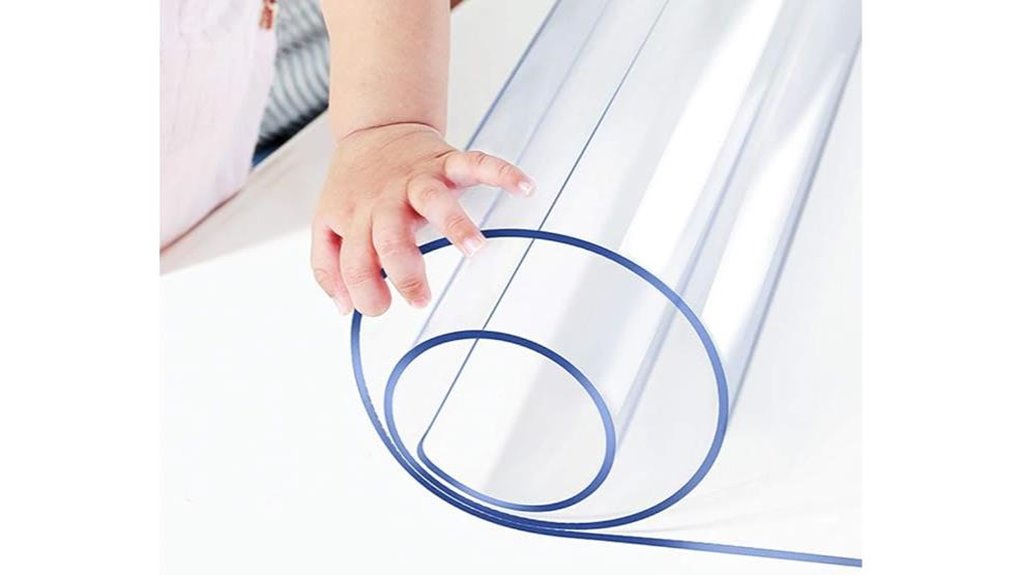 clear 14x24 waterproof pvc blotter