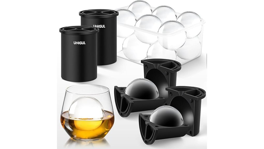 clear 2 5 stainless steel iceballs