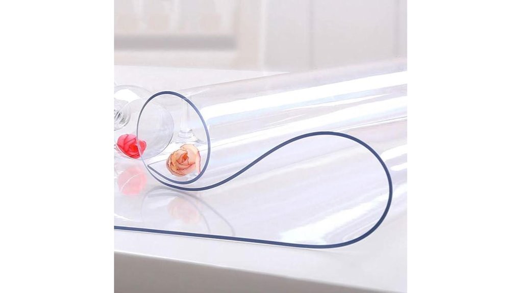 clear 36x72 pvc table protector