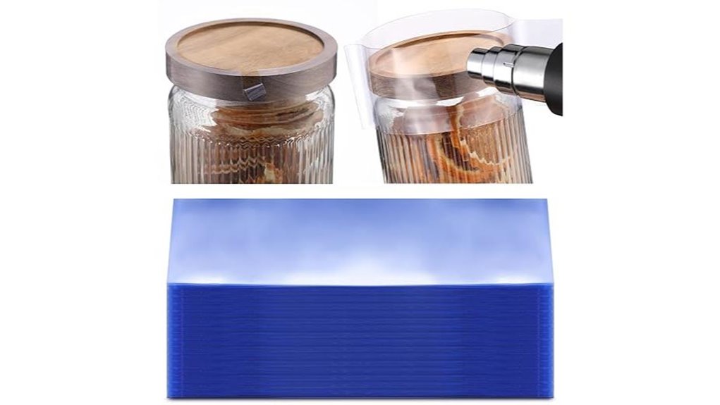 clear perforated pvc shrinkbands