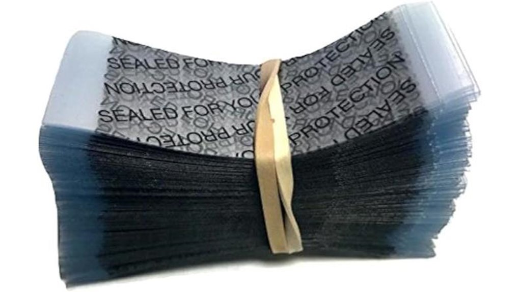 clear perforated shrink bands