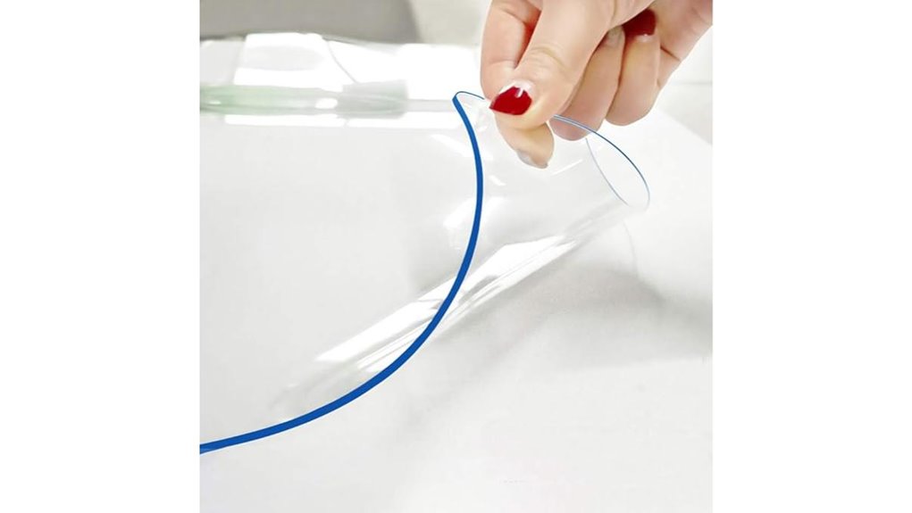 clear pvc desk cover protector
