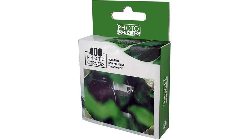 clear self adhesive photo corners